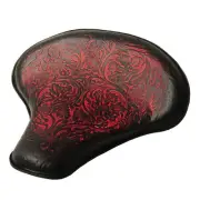 2017-2025 Triumph Bobber 15x14" Ant Red Oak Leaf Leather Solo Tractor Seat