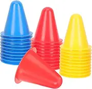 TOGEVAL 1 Set Training Logo Barrels Soccer Number Mini Traffic Cones Marker Cones Skating Small Practice Training Cones Flat Cones Cones Football Cones Mini Football Game Cones or