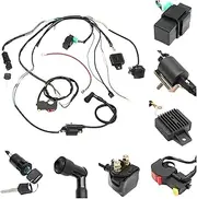 50 70 90cc 110cc 125cc Wiring Harness Loom Solenoid Coil CDI Quad Dirt Bike ATV