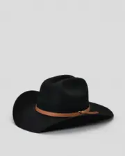 [Lucid] Lucid Men's Cattleman Wool Hat in Black Size 59 59 Black