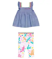[Marc Jacobs Kids] Marc Jacobs Kids Baby cotton top and leggings set M 24 multicoloured