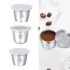 Coffee Capsules Pods`Reusable Stainless Steel Metal For`Nespresso Filter`Pods