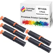 5 Pack Compatible Toner Cartridge for HP W1143A 143A (2,500 Pages) for HP Neverstop 1001 1001nw MFP 1201 1201n 1202 1202nw