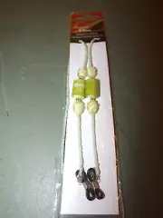 Fashion in View Beaded Eyeglass Cord/Necklace 26" New in Package -Green