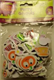 Party Ghouls Foam Stickers 71 Pcs Ages 3 + Denim Studio Darice NIP