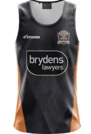 Wests Tigers 2024 NRL Mens Training Singlet Sizes S-7XL BNWT