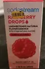 2 Sodastream Rasberry Drops Soda Stream packs!! ULTRA RARE!!!