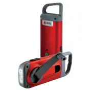 American Red Cross Crank-Powered Clipray Clip-On Flashlight & Smartphone Char...