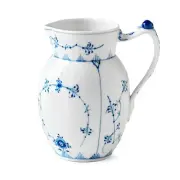Blue Fluted Plain Milk JUG/Pitcher