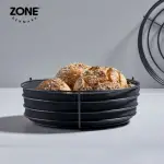 【丹麥ZONE】SINGLES水果/麵包置物籃-附棉布內襯(置物籃 麵包籃 水果籃 料理烘焙)