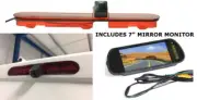Fiat Scudo Van 2022+ Reversing High Level Brake Light Camera & Mirror Monitor