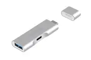 mbeat Attache Duo Type-C To USB 3.1 Adapter With Type-C Charging Port (MB-UTC-02)