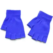 Hot Children Magic Knitted Gloves Kids Stretch Half Finger Glove Winter Warm Mit