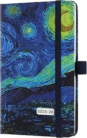 2025-2028 Pocket Planner/Calendar - 3 Year Monthly Planner 2025-2028 from Jul. 2025 - Jun. 2028(36 Months), 3.8" x 6.3", Pen Holder, Inner Pocket and 61 Notes Pages