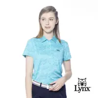 在飛比找PChome24h購物優惠-【Lynx Golf】女款吸溼排汗機能滿版海洋鯊魚圖樣印花短