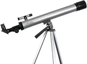 Australian Geographic 60mm Telescope Kit – Beginner Refractor with Tripod, Dual Eyepieces & 50x–100x Magnification – Kid-Friendly Astronomy Set for Moon & Planet Viewing