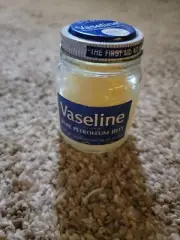 Vintage Vaseline Empty Jar 1 3/4oz White Petroleum Jelly USA