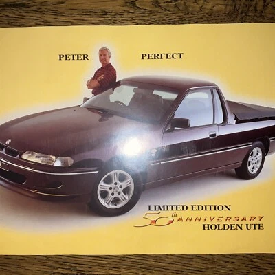 1998 HOLDEN COMMODORE UTE 50 ANNIVERSARY PETER BROCK BROCHURE