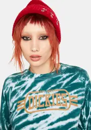[Dickies Girl] Tie Dye Long Sleeve Boyfriend Tee