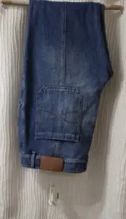 1159$ Brunello Cucinelli Mens Stone Washed Blue Denim Jeans SZ: US 34/M/50EU