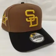 NEWERA San Diego Padres 2 Tone Cap Brown Black