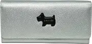 [RALDEY] Radley Large Flapover Matinee Purse Loyal Radley in Metallic Silver, Metallic Silver, L, Classic