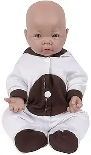 Vollence 17 inch Full Silicone Baby Dolls, Not Vinyl Realistic Doll, Real Reborn Dolls,Lifelike born Dolls - Girl VO-UK0633