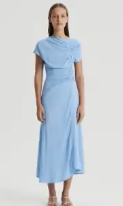 Scanlan Theodore Gathered Drape Dress