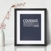 Mark Twain Inspirational Wall Art Print Motivational Quote Poster Decor Gift him