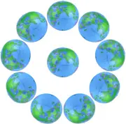 10 Pack Inflatable Globe PVC World Globe Inflatable Earth Beach Ball for Beach P