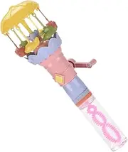 ETUCYNG Bubble Sticks | Cute Carousel Glow Blower - Interactive Portable Bubble Wands for Kids Fun Backyard Garden Lawn Party Birthday Easter Christmas Halloween