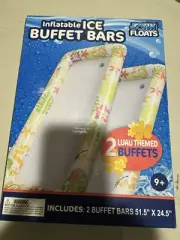 Holder Drink Tropical Cooler 2 Pack Inflatable Serving Bars Drain Plug JOYIN