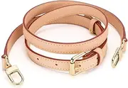 [XFQUIJ] Replacement Leather Strap for Alma SP Adjustable Cross Body DIY Strap Width 7/10 in, Apricot, Width 1.8cm(7/10 in)