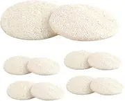 Healeved Loofah Face Exfoliating Pad Set 10pcs Natural Sponge for and Exfoliation