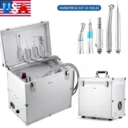 Portable Dental Treatment Delivery Unit Air Compressor /Handpiece+Scaler Kit 4H