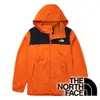 【THE NORTH FACE 美國】男DRYVENT防水透氣連帽外套『橘/黑』NF0A7WCU 戶外 露營 登山 健行 休閒 時尚 防水 透氣 連帽外套