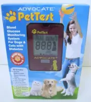 Open Box PetTest Blood Glucose Monitoring System Dogs Cats Diabetes NO STRIPS