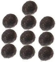 COSMEVIVI 10Pcs Decorative Rattan Bird Nest Ornament Faux Spring Bird Nest Prop for Home Decor Party Decoration Craft Projects for Unique Outdoor Styling