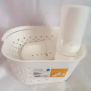 Room Essentials Shower Caddy Set Bath Storage Organizer Basket White 3 Piece