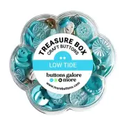 Buttons Galore Treasure Box-Low Tide - 2 Pack