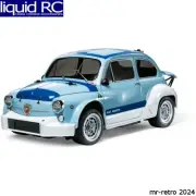 Tamiya 47492-A 1/10 RC Fiat Abarth 1000 TCR Berlina Corse Blue-Gray Painted Bod