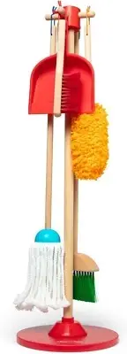 Melissa & Dough Lets Play House - dust Sweep Mop, 6 Pieces (8600)