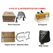 Royal Enfield Accessories Combo Pack of 4 For GT & Interceptor 650 (for: Royal Enfield)