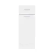 Drawer Bottom Cabinet White Chipboard