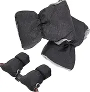 SHOWERORO 1 Pair Gloves Protector Accessories Fleece Mittens Stroller Bunting Rechargeable Clip Stroller Mittens Electric Hand Warmer Warmers Pram Liner Spinning
