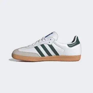 【adidas 愛迪達】休閒鞋 男鞋 女鞋 運動鞋 三葉草 SAMBA OG OR 白綠 IE3437