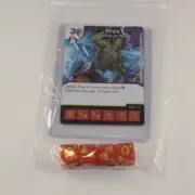 Marvel Dice Masters Guardians of the Galaxy * DRAX * RARE Set CUR + 4 dice