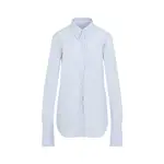 [Dries Van Noten] Dries Van Noten-Light Blue Celina Cotton Shirt-Donna 34 IT