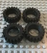 LEGO Black Tire 30 x 10.5 Offset Tread, Part 2346