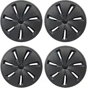 4PCS Wheel Cover Car Compatible for Tesla Model 3 Highland 2024 18Inch Version Hub Caps Replacement Wheel HubCap Full Rim Cover